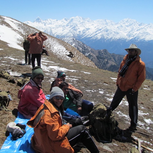 In an expedition with TATA Steel, our team successfully climbed Mount Surya, 4.200 metres above sea level.